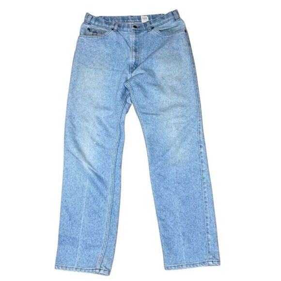 Vintage Levi’s Skoosh Baggy Jeans Western Light Wash 34x32 - Picture 1 of 11